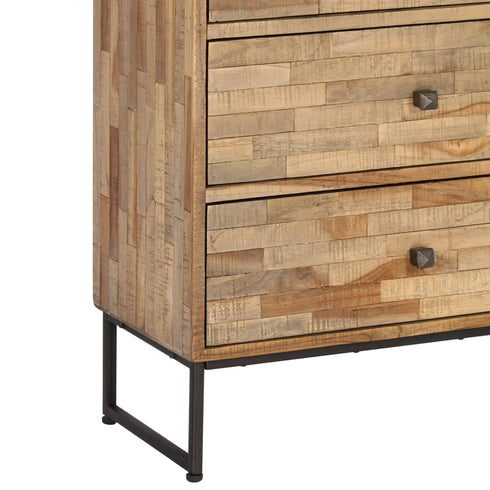 Legore - Sideboard Set 2 Pieces Reclaimed Teak Wood